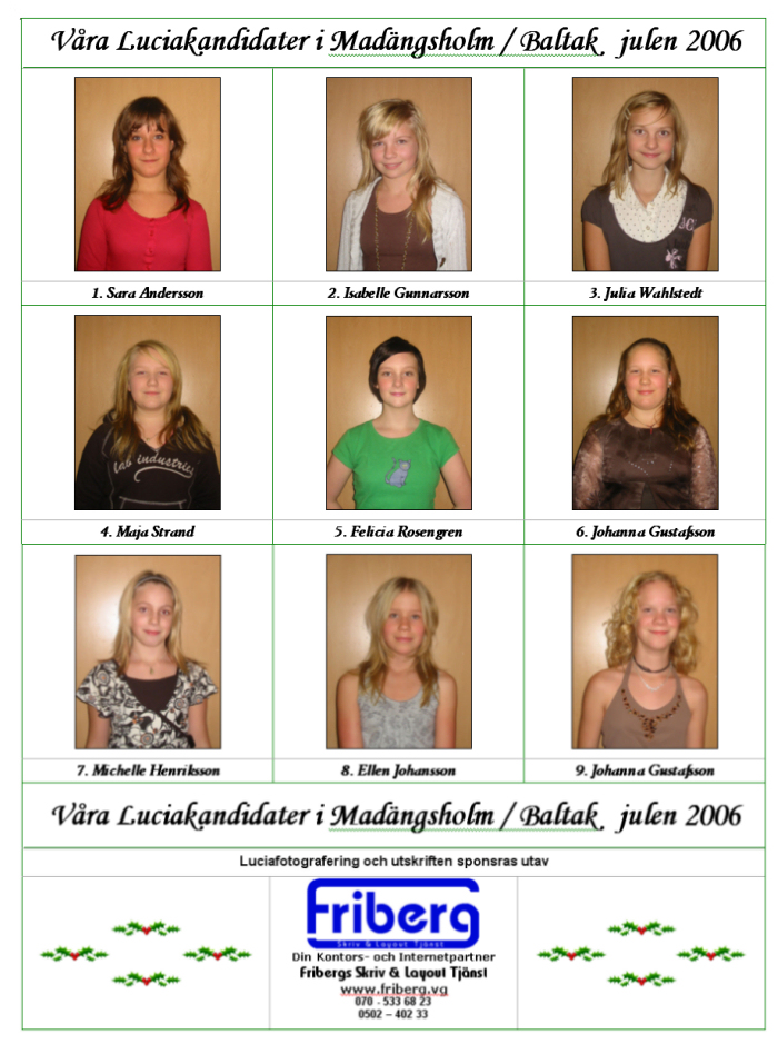 Luciakandidater 2006