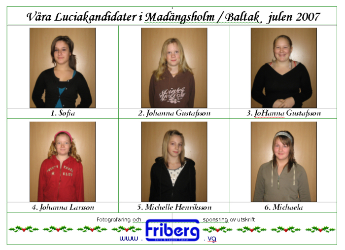 Luciakandidater 2007