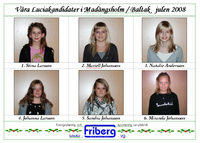 Luciakandidater 2008